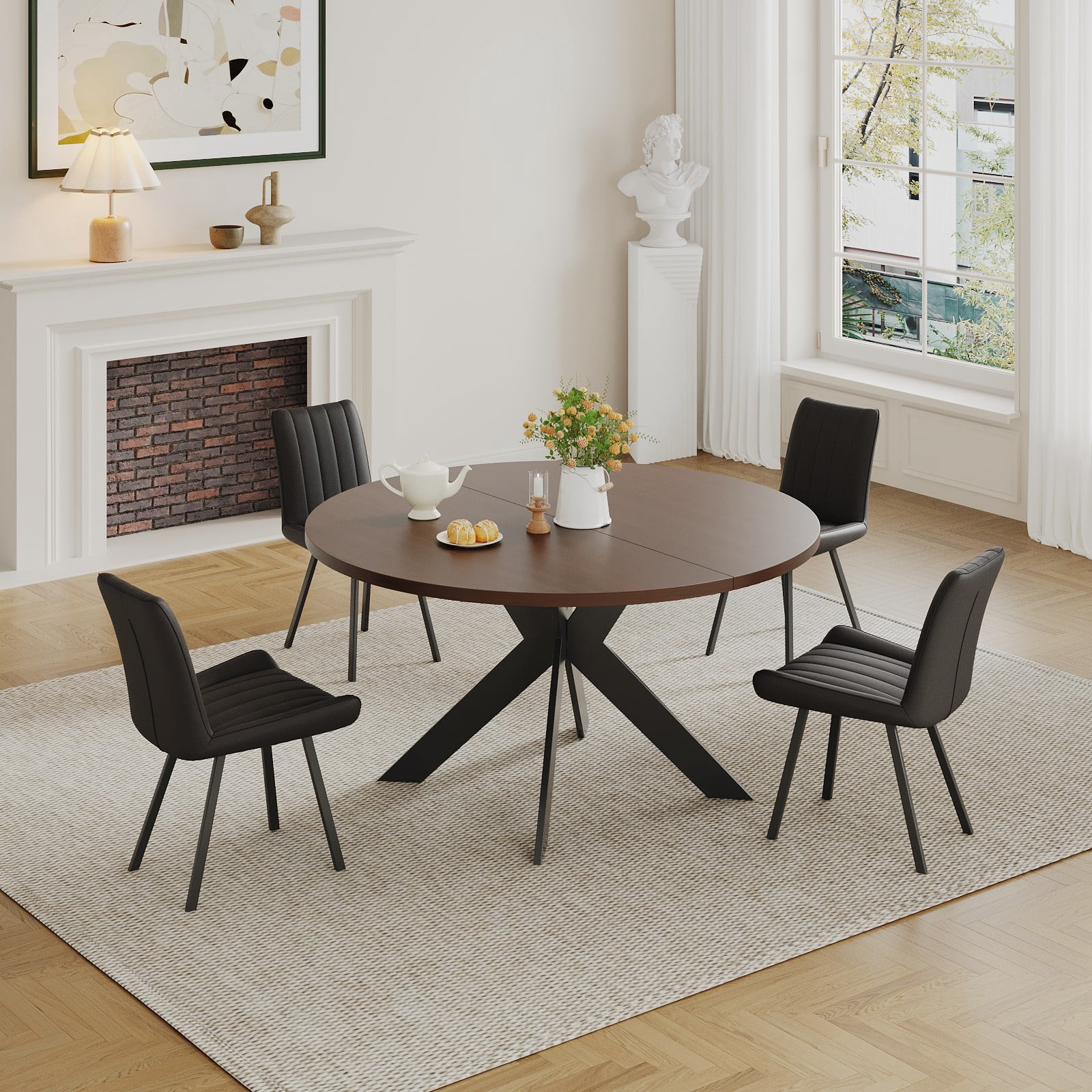 Round Dining Table, 115cm