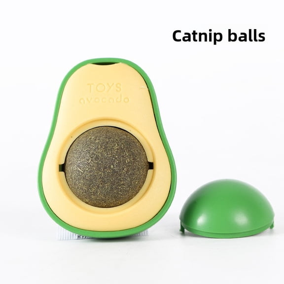 Catnip Avocado Toy Rotatable Fun Self-Entertainment Catnip Ball Cat Toy Pet