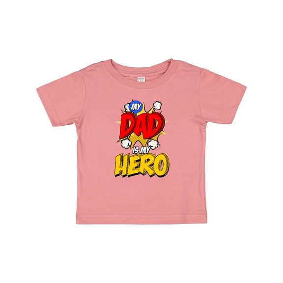 Inktastic Dad is My Hero Boys or Girls Baby T-Shirt