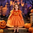 thumbnail image 2 of Miaoju Girls Halloween Dress Ruffle Skirt Festival Dress Up Tutu Dress for Halloween with Cape, 2 of 8