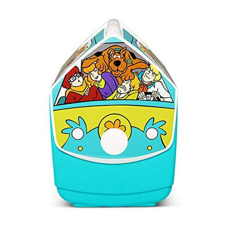 Igloo 16 Quart Limited Edition Scooby Doo Mystery Machine Portable Lunchbox  Playmate Elite Cooler Ice Box, Large (48858) 