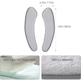 thumbnail image 2 of Thick and Warm Toilet Seat Cushion Cover - with Sticky Toilet Seat Cushion - Washable and Reusable Mat for Winter - Double Flap Separation, TPR Back Adhesive, Soft and Protective (Grey), 2 of 3