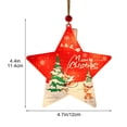 thumbnail image 3 of Christmas Decorative Lights Holiday LED Window Decoration Small Colorful Lights Christmas Tree Decoration Hanging Lights, 3 of 7