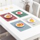thumbnail image 4 of Almohadilla De Cuero De Estilo Nórdico Para Comida Occidental, Tapete Para Cuenco Para El Hogar, Mantel Individual, Manteles Aislantes Impermeables Para Restaurante Sweethay HA022882-00, 4 of 7