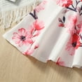 thumbnail image 6 of Elainilye Fashion Little Girl Dresses Young Girl Floral Suspender Dress Princess Dress for Girls, Sizes 6M-4Y, 6 of 7
