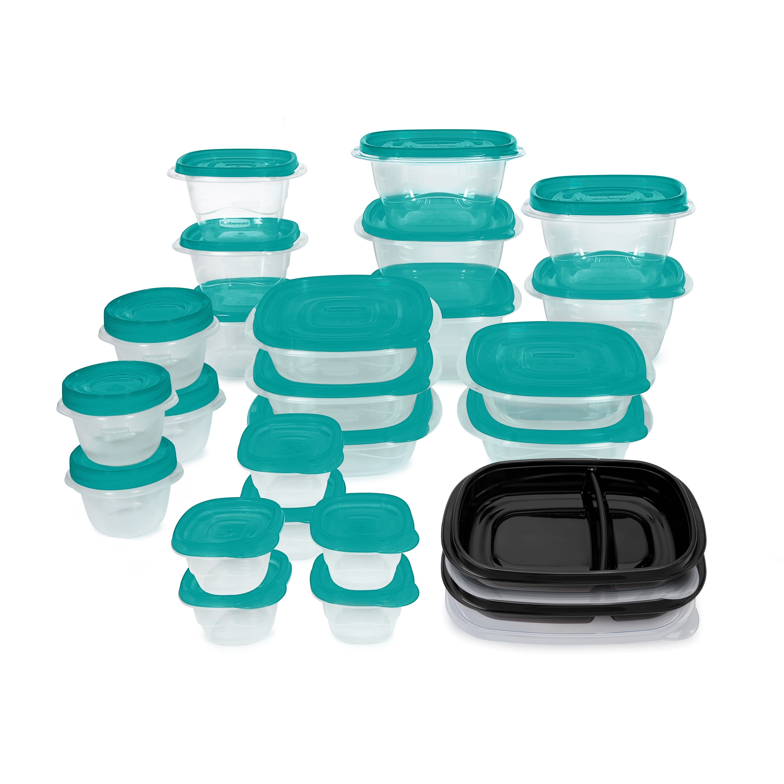 rubbermaid teal food storage