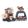 thumbnail image 1 of Coffee Machine Toy Simulation Sound And Light Water Supermarket Players 2 In 1 With Voice Puzzle For Kids Kitchen Toys, 1 of 8