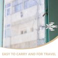 thumbnail image 3 of Luxshiny Security Door Locks For Hotel Doors Silver Alloy Portable Latch For Travel 1Set, 3 of 8