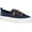 Navy Canvas, variant on Women's Sperry Top-Sider Crest Vibe Triple Platform Sneaker Navy Canvas 7.5 M