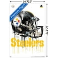 thumbnail image 3 of NFL Pittsburgh Steelers - Drip Helmet 20 Wall Poster, 14.725" x 22.375", 3 of 4