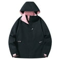 thumbnail image 1 of Manteau Grande Taille Extérieur Coupe-Vent Respirant pour Femmes Printemps Automne Sports Alpinisme Randonnée Aventure, 1 of 5