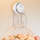 thumbnail image 5 of Ganchos con ventosa para cubos, organizador de baño, inodoro, cocina, estante sin agujeros, montaje con ventosa, marco de metal, diseño de 2 niveles, portátil, para dormitorio, resistente,, 5 of 6