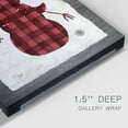 thumbnail image 3 of Checkered Snowman II Premium Gallery Wrapped Canvas - Ready to Hang, 3 of 9