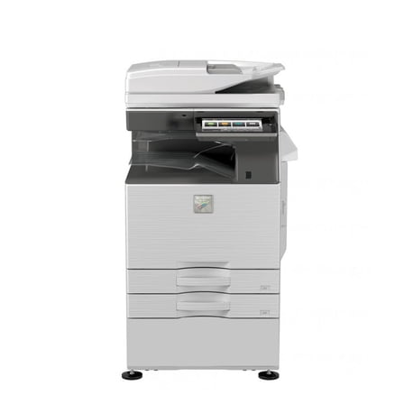 Pre-Owned Used Sharp MX-4070N Color Laser Multifunction Copier - 40ppm, SRA3/A3/A4/A5, Print, Copy, Scan, Email, Auto Duplex, Network, Wireless, Mobile Printing, 2 Trays, Stand