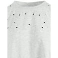 thumbnail image 4 of Jessica Simpson Women's Plus Kortnee Studded T-Shirt, Sizes 0X-4X, 4 of 6