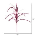 thumbnail image 2 of Vickerman 29" Berry Red Glitter Harvest Artificial Christmas Spray. Includes 6 sprays per pack., 2 of 3