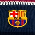 thumbnail image 3 of Icon Sports FC Barcelona Pom Beanie Official Licensed Red/Blue Gradient, 3 of 3