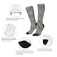 thumbnail image 3 of Balery Black White Stripes Calcetines novedosos Calcetines deportivos Calcetines hasta la rodilla Calcetines de algodón Calcetines originales y geniales, 3 of 6