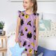 thumbnail image 4 of Fotbe Cute Halloween Vestido de Dormir para Niñas de 3 a 10 Años, Mangas Cortas, Estilo Princesa, Pijama Camisón con Mangas Voladas-Medium, 4 of 6