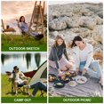 thumbnail image 4 of Miangastore Comfortable Folding Chair Practical Fishing Chair Multi-use Foldable Chair Convenient Beach Chair, 4 of 9