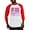 Red/White, variant on CafePress - Baseball Jersey - Cotton Baseball Jersey, 3/4 Raglan Sleeve Shirt