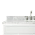 thumbnail image 3 of Ariel Hamlet 49 In. Oval Sink Vanity With Carrara White Countertop In White, 3 of 10