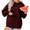 Wine, variant on NominalSnug Hoodies for Women Fall Long Sleeve Tops Drawstring Hooded Sweatshirts with Pockets