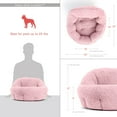 thumbnail image 6 of Best Friends by Sheri Deep Dish™ Sherpa Cuddler Pet Dog Bed, Standard Pink, 6 of 6