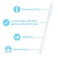 thumbnail image 2 of HydroJug Reusable Straw, Black (Pack of 4), 2 of 6