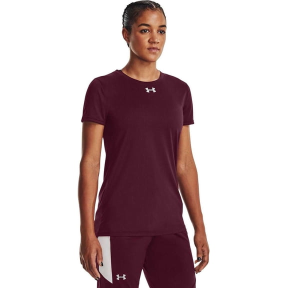 Under Armour 1376847 Ladies' Team Tech T-Shirt - MAROON