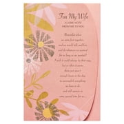 American Greetings Floral Anniversary Card for Wife with Foil