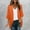 Orange, variant on Luxalzxs 3/4 Sleeve Cardigan for Women Summer Casual Solid Color Lightweight Chiffon Cardigan Open Front Beach Thin Sun Protection Cover Up