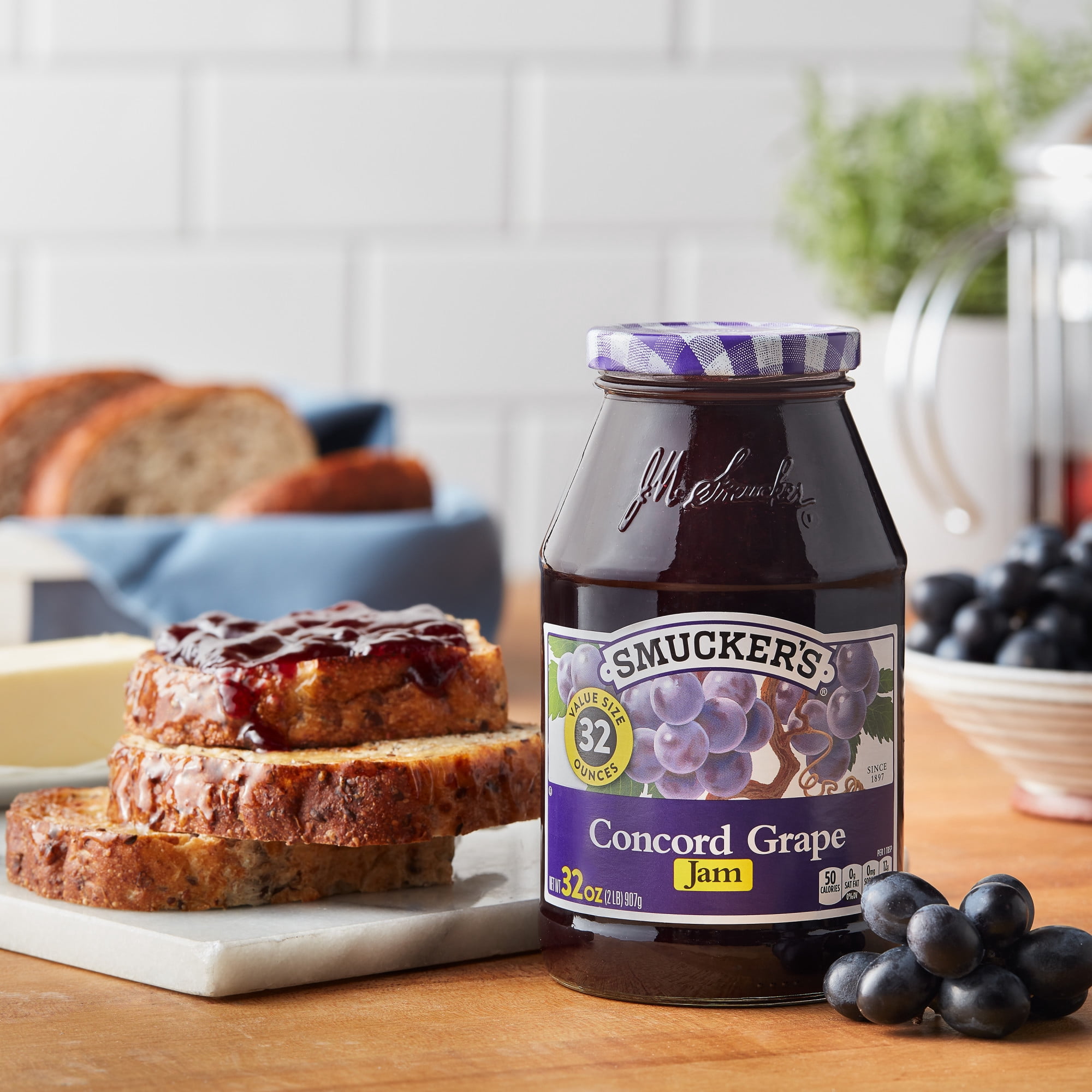 Smucker's Concord Grape Jam, 32 Ounces