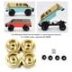 thumbnail image 5 of Ounissouiy Adaptador de cubo de rueda de contrapeso de latón, 4 piezas, para HOBBY PLUS 1/18 CR-18P Rock Van CR-18P Rock Van Kits de construcción modelo, 5 of 6