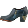 thumbnail image 2 of Women's L'Artiste Zami Round Toe Side-Zipped Slip-On Ankle Boots, Blue, Size EU 41, 2 of 7