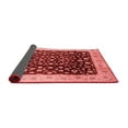 thumbnail image 2 of Ahgly Company Indoor Round Oriental Red Industrial Area Rugs, 7' Round, 2 of 4