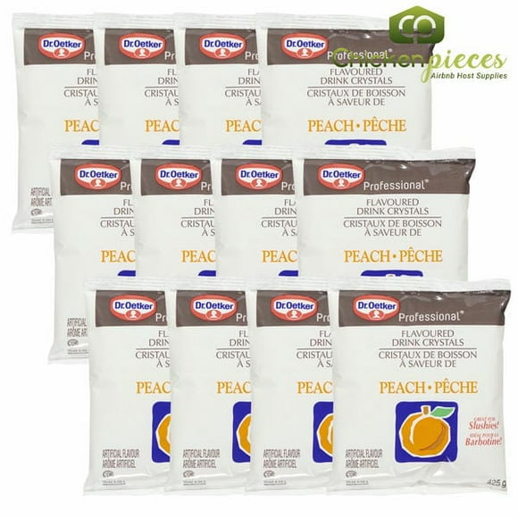 Dr. Oetker Mélange pour Boisson Cristal de Pêche 425 G/15 Oz