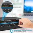 thumbnail image 4 of PYLE PT210 - Amplificador de dirección pública (120 W, Sistema de Receptor de Altavoces PA con RCA,, 4 of 7