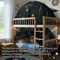 thumbnail image 3 of Twin Bed Toddler Canopy Tent, Kids Indoor Canopy Privacy Space Sleeping Playhouse Blackout Bunk Bed Tents Twin Size (Galaxy Tent) for Boys Girl Birthday, Christmas House Gift, 3 of 15