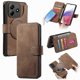 thumbnail image 1 of For Xiaomi Redmi Note 14 4G (164.84x78.15x8.16mm) Case CASENEO Detachable Magnetic RFID Block Leathe, 1 of 5