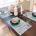 thumbnail image 6 of Placemats Set Of 4 / 6, Fitness Guru Placemats For Dining Table Indoor/Outdoors Heat Resistant Washable Placemats 18" X 12", 6 of 8