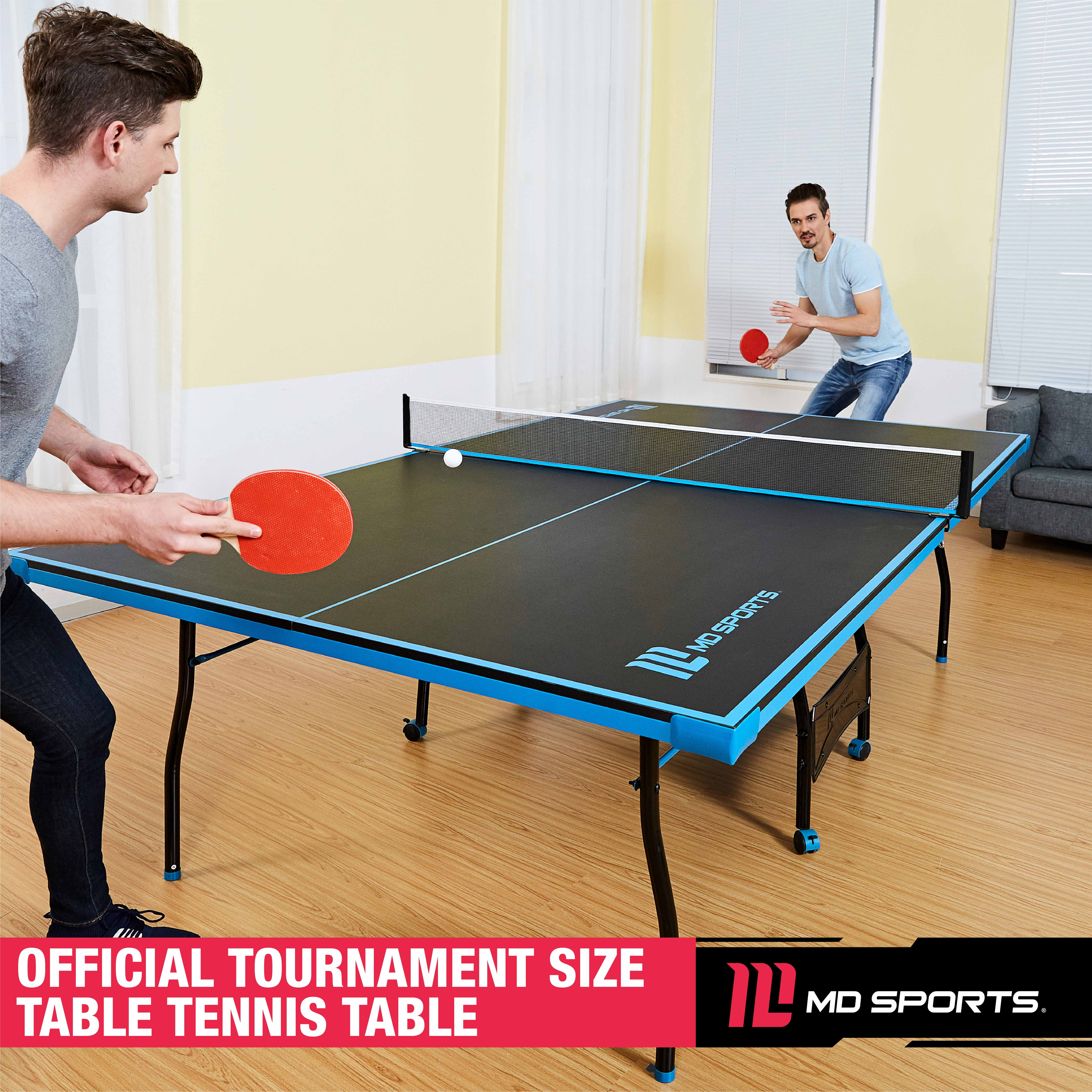 Ping Pong Table Tennis Set Official Size Tournament Folding Game Room Sport Play 