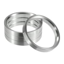 Unique Bargains 4pcs OD 75mm to ID 66.1mm Aluminum Alloy Vehicle Hub Centric Rings Wheel Bore Center Spacer