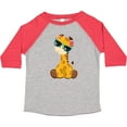 thumbnail image 3 of Inktastic Cute Giraffe, Giraffe with Sunglasses, Cute Animal Boys or Girls Toddler T-Shirt, 3 of 5