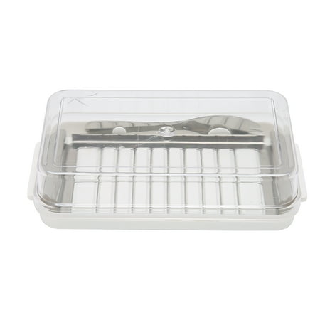 

Cutter Container Made Of Plastic + Stainless Steel Simple And Convenient To Use Cutter For Kitchen For Daily For Home For Refrigerator White Chassis