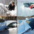 thumbnail image 6 of Yirtree Car Windshield Snow Cover with 4 Layers Protection, Frost Ice Removal Sun Shade for Winter Protection, Extra Large and Thick Windshield Ice Cover Fits for Cars Trucks Vans and SUVs, 6 of 8