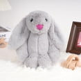 thumbnail image 2 of Guvpev 11.8" Bunny Stuffed Animal, Soft Rabbit Plush Toy with Long Ears, Cuddly Velvet-Soft Bunny Doll for Room Decor, Easter Basket Stuffer & Birthday Gift Ideal, 2 of 8