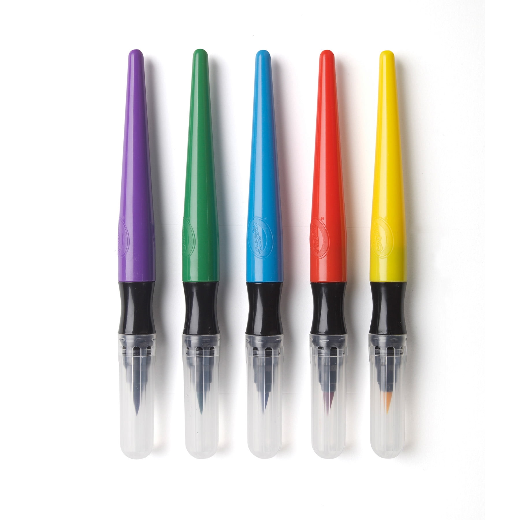 Crayola Washable No Drip Paint Brush Pens, 5 Per Pack, 6 Packs