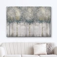 thumbnail image 2 of wall26 Canvas Print Wall Art Green Gold Pastel Country Forest Farm Tree Landscape Nature Wilderness Illustrations Modern Art Rustic Relax/Calm Multicolor for Living Room, Bedroom, Office - 12"x1, 2 of 5