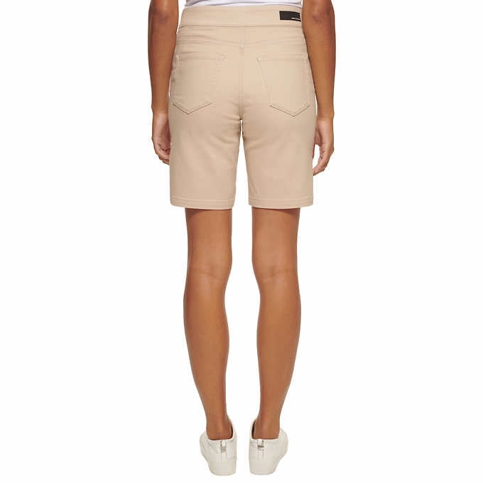 Tan bermuda women's shorts sale